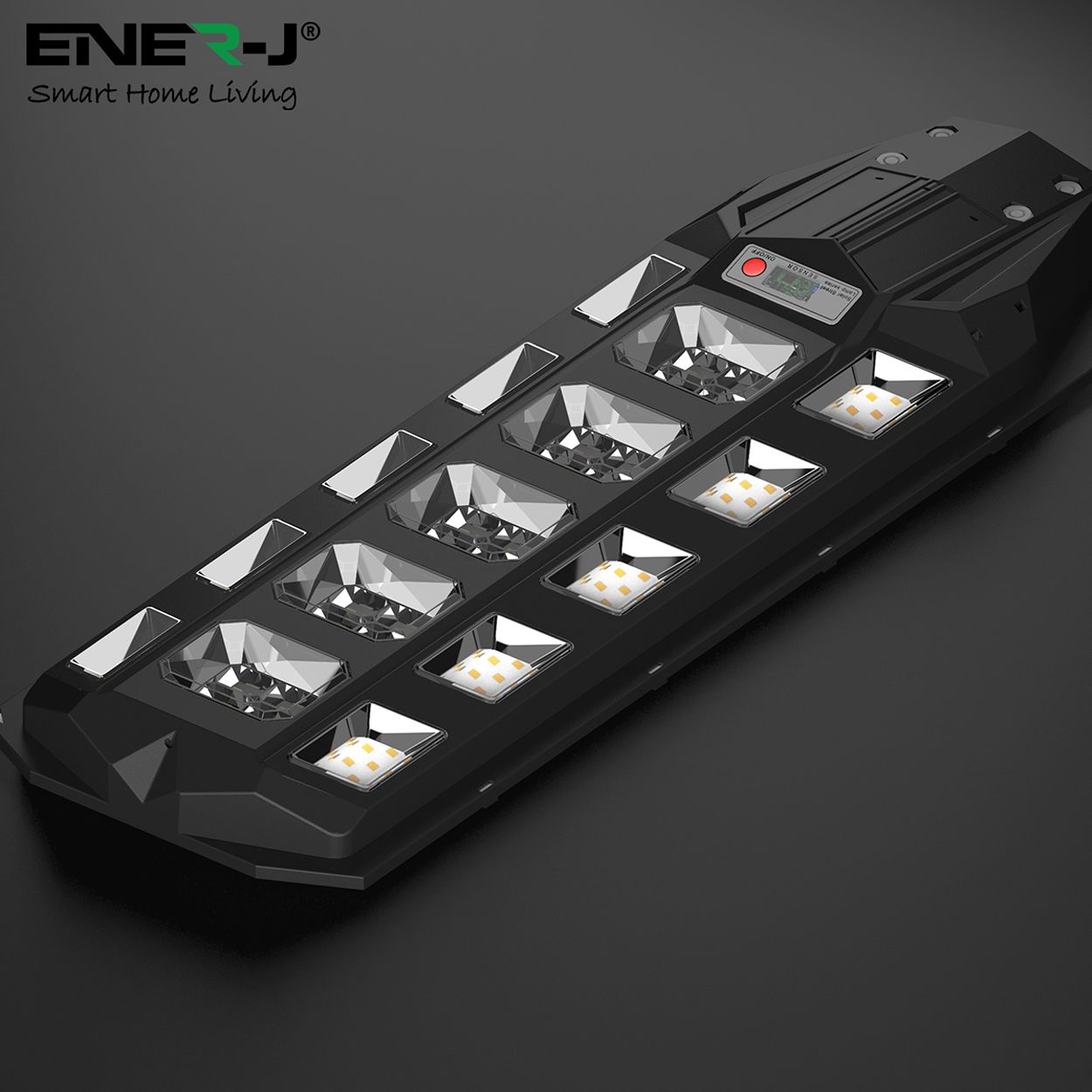 200W LED Solar Street Light with Sensors and Remote, IP66 Waterproof, High-Efficiency Solar Panels