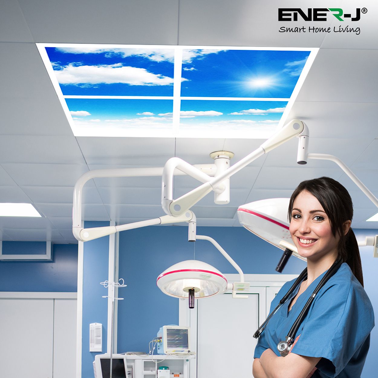 SKY Cloud LED Panels 60x60 40W 2D Effect, Set of 4