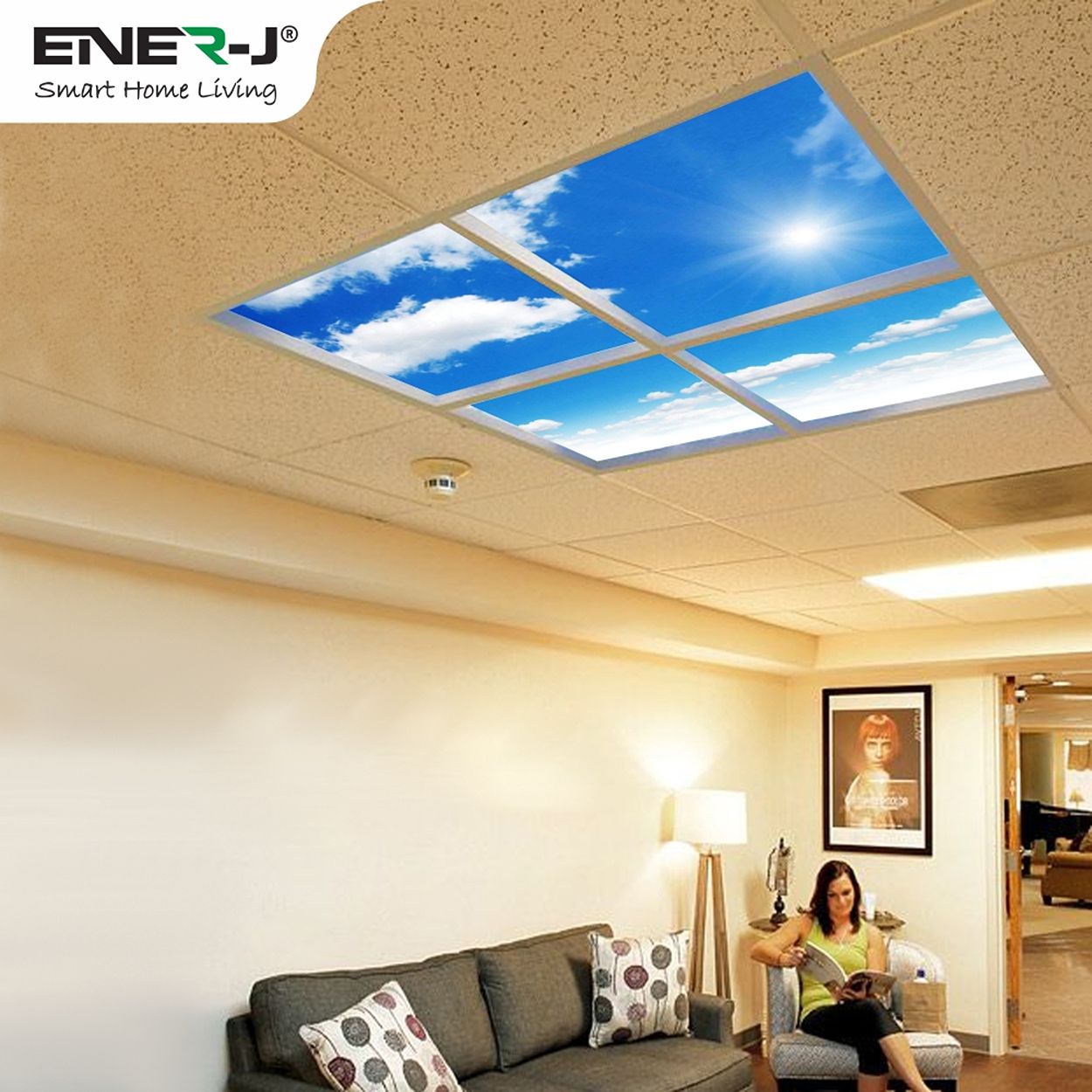 SKY Cloud LED Panels 60x60 40W 2D Effect, Set of 4