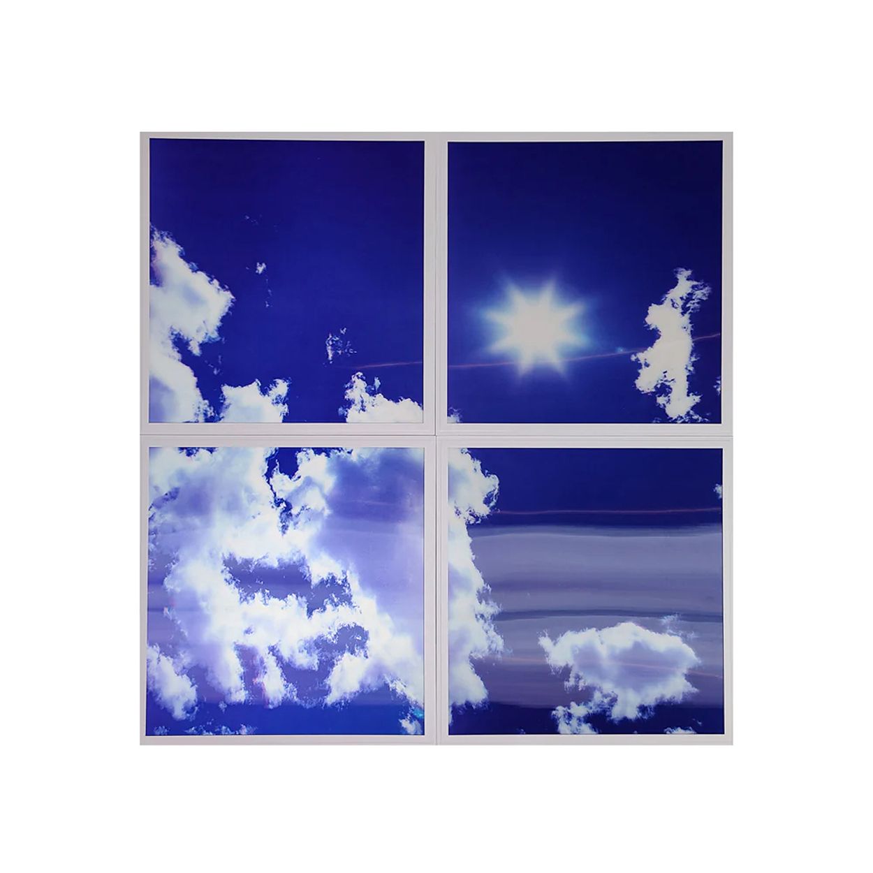 SKY Cloud LED Panels 60x60 40W 3D Effect, Colour Changing And Dimmable, Set Of 4 With Remote