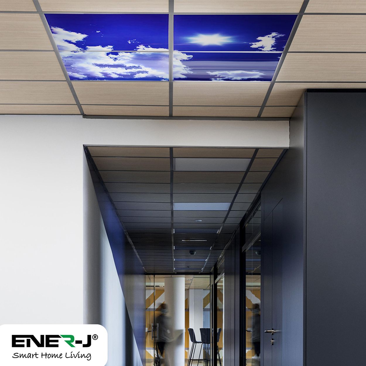 SKY Cloud LED Panels 60x60 40W 3D Effect, Colour Changing And Dimmable, Set Of 4 With Remote