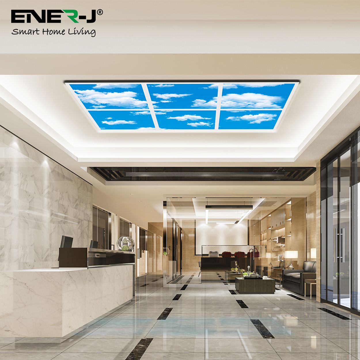 SKY Cloud LED Panel 3D version, 60x60cms, 40W, 6 pcs set