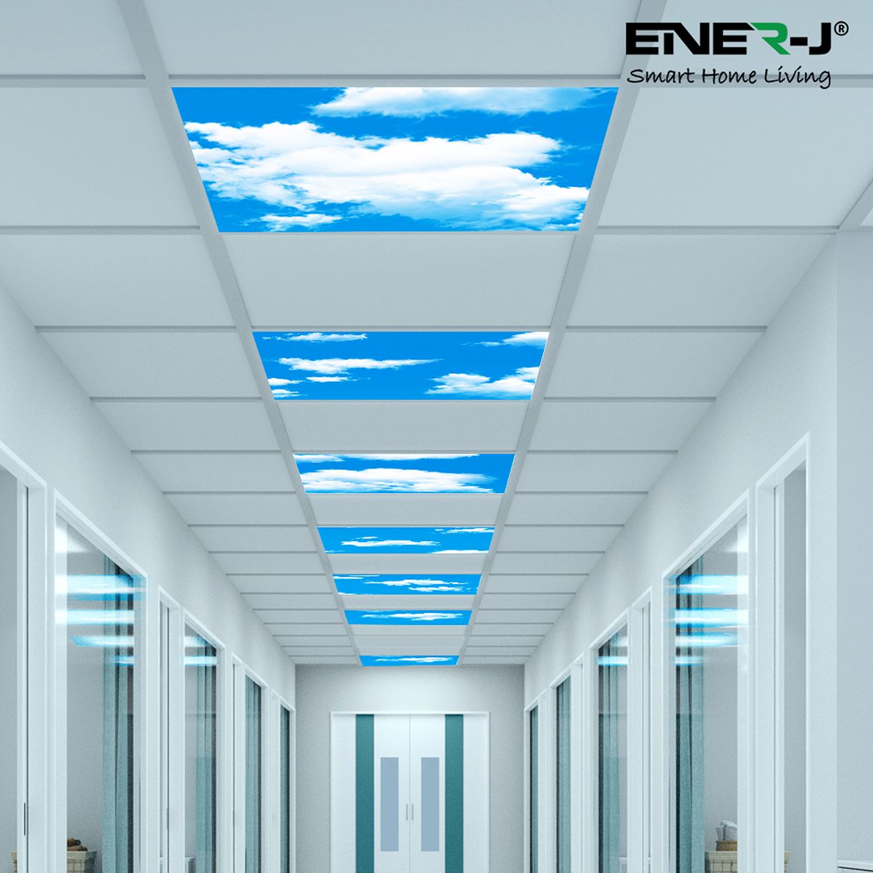 SKY Cloud LED Panel 3D version, 60x60cms, 40W, 6 pcs set