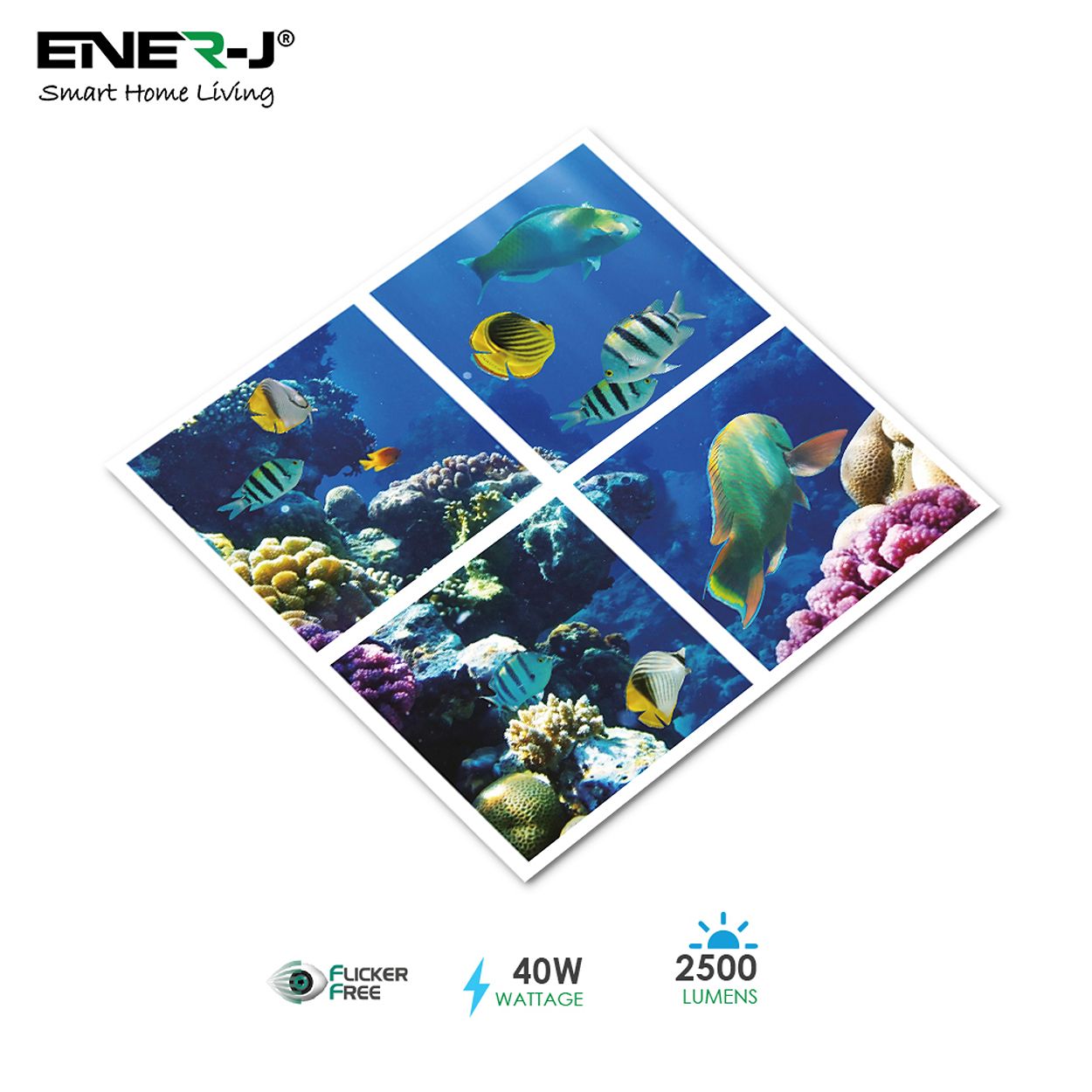 Marine LED Panel 2D version, 60x60cms, 40W