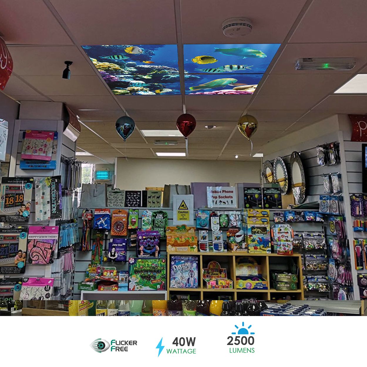 Marine LED Panel 2D version, 60x60cms, 40W