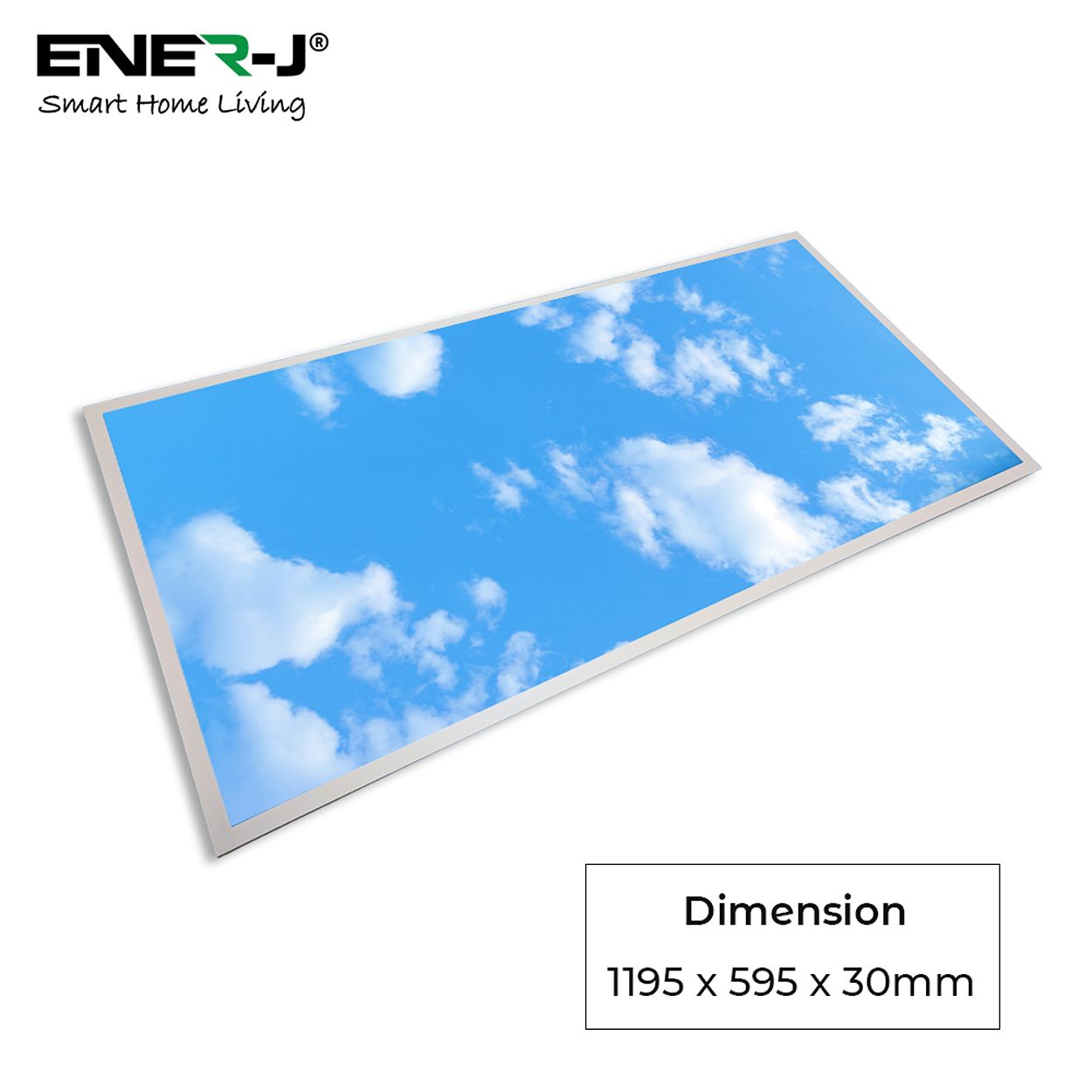 1195x595mm size LED Backlit Panel with 2D Sky Cloud Design, Pack of 2