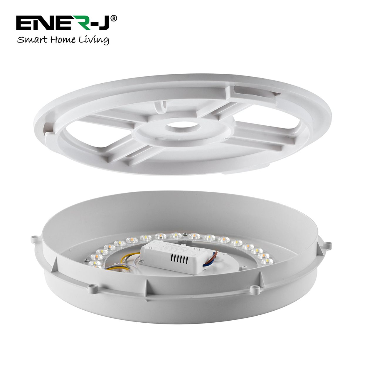 Surface mounted EARTH Design Ceiling Light, 24W, Dia 300mm, 6500K, IP20