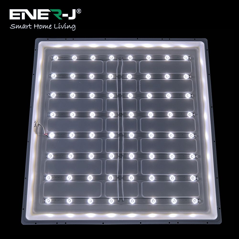 40W LED Backlit Panel Ceiling Lights, Pack of 2, Day White 6000K, Ideal for Indoor Lighting