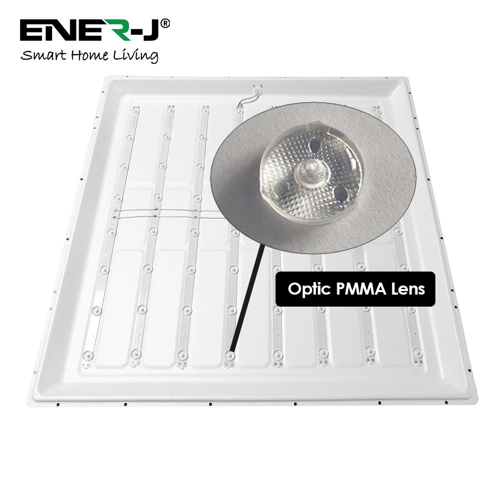 40W LED Backlit Panel Ceiling Lights, Pack of 2, Day White 6000K, Ideal for Indoor Lighting