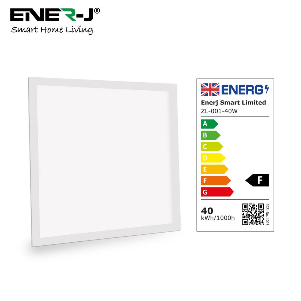 40W LED Backlit Panel Ceiling Lights, Pack of 2, Cool White 4000K, Ideal for Indoor Lighting