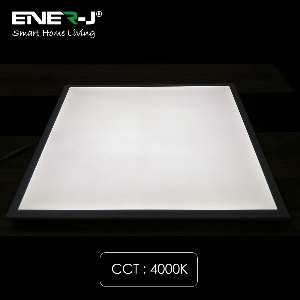 40W LED Backlit Panel Ceiling Lights, Pack of 2, Cool White 4000K, Ideal for Indoor Lighting