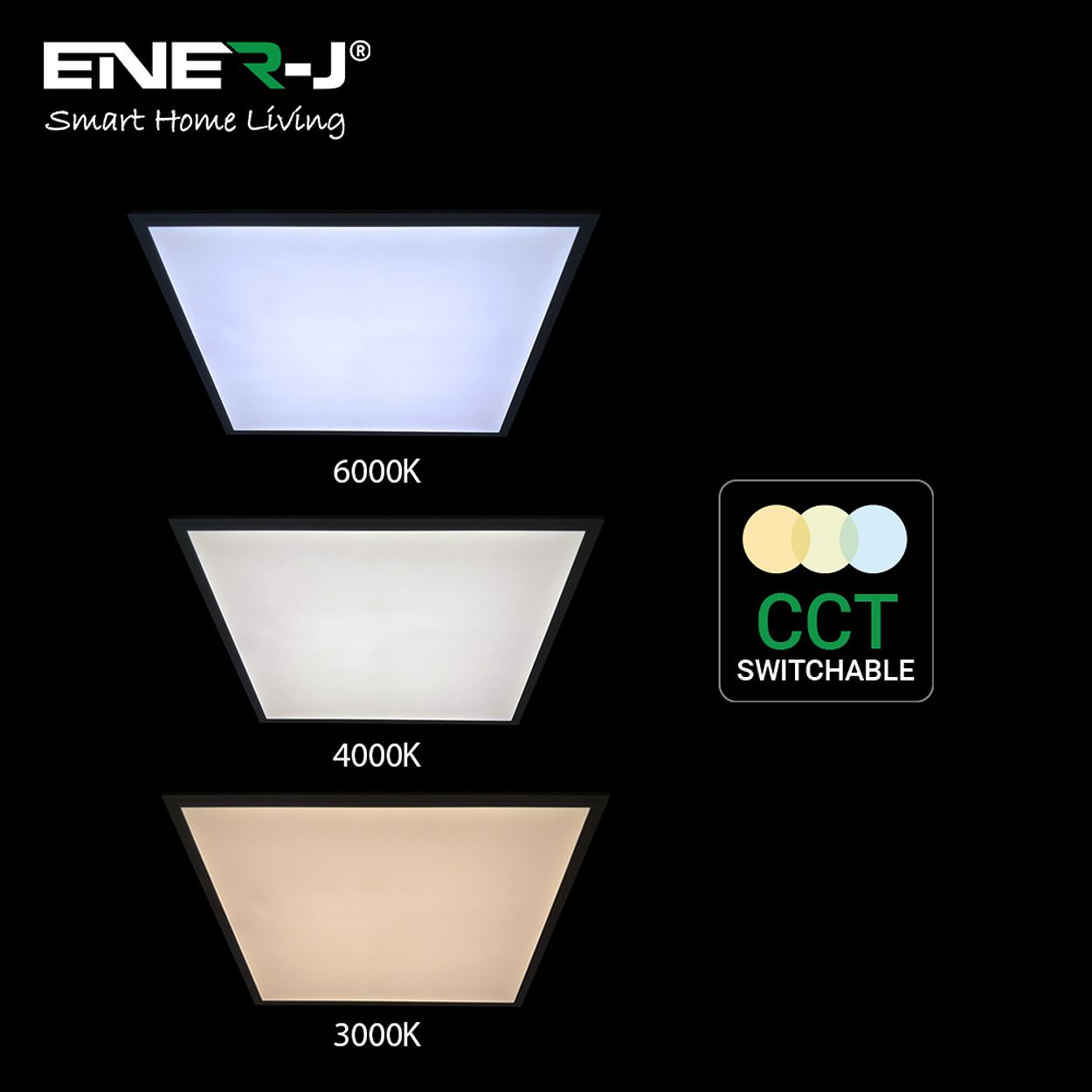 40W LED Backlit Panel Ceiling Lights, Pack of 2, CCT Switchable, Ideal for Indoor Lighting