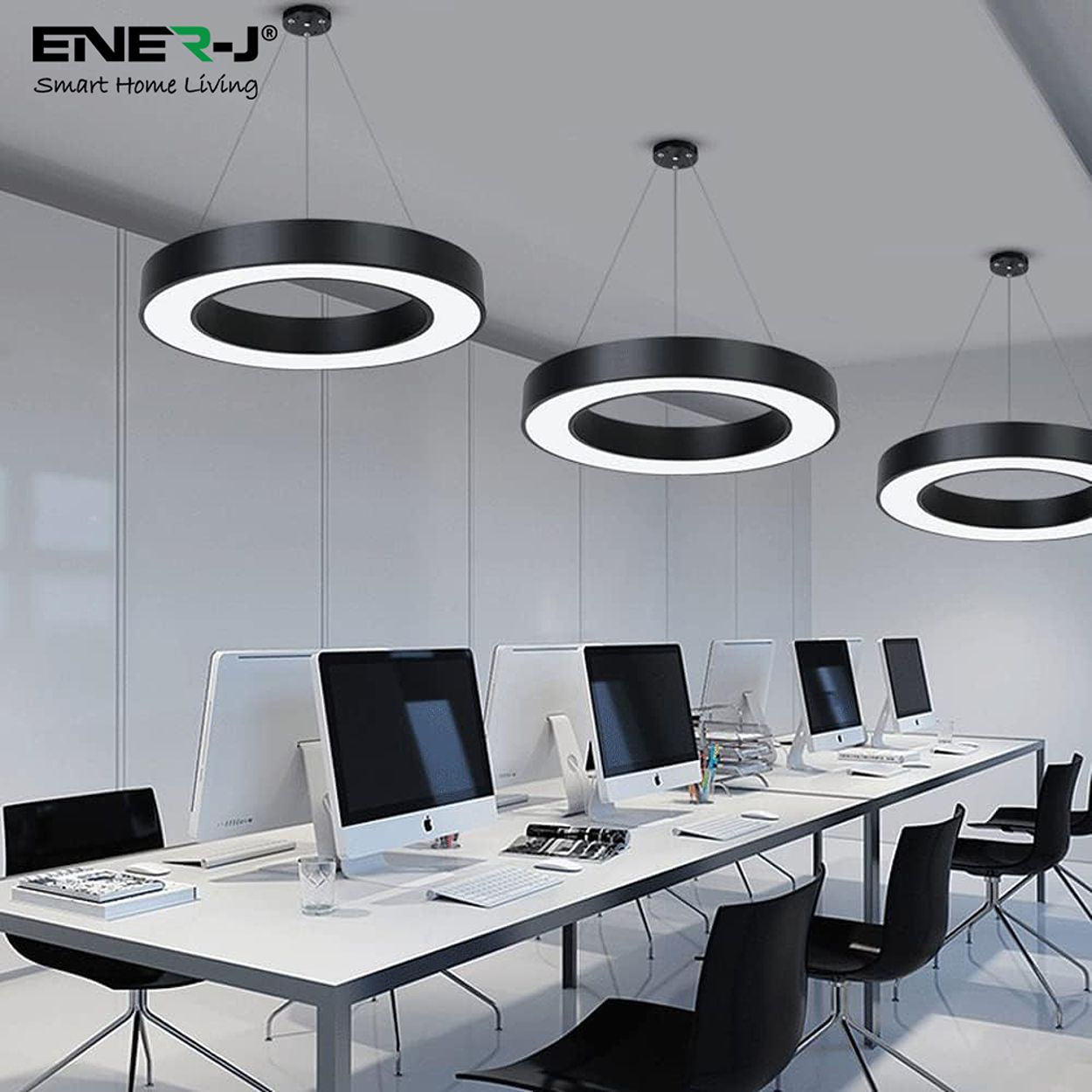 24W Hollow Round Pendant Light, Modern Minimalist LED Chandelier