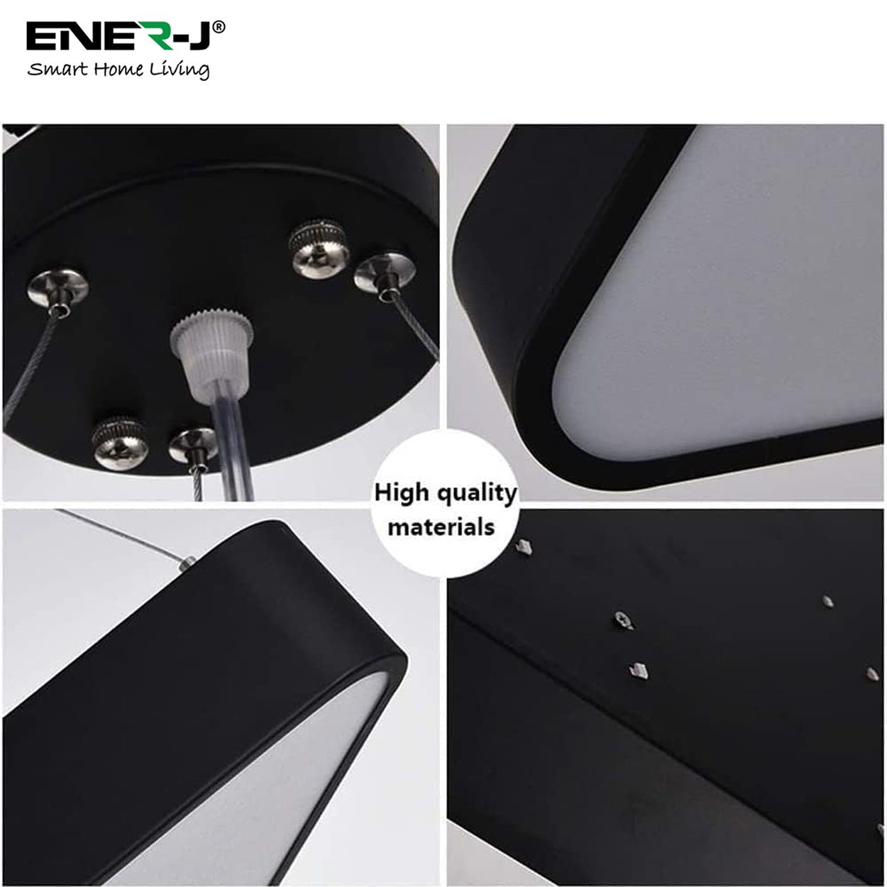 36W Hollow Triangle Pendant Light, Contemporary Geometric Hanging Light