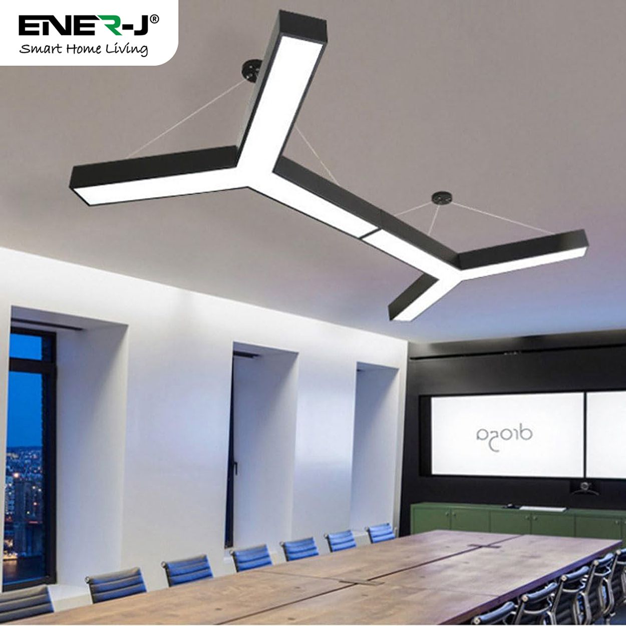 18W Hollow Y Shape Pendant Light, Modern Designer Ceiling Light