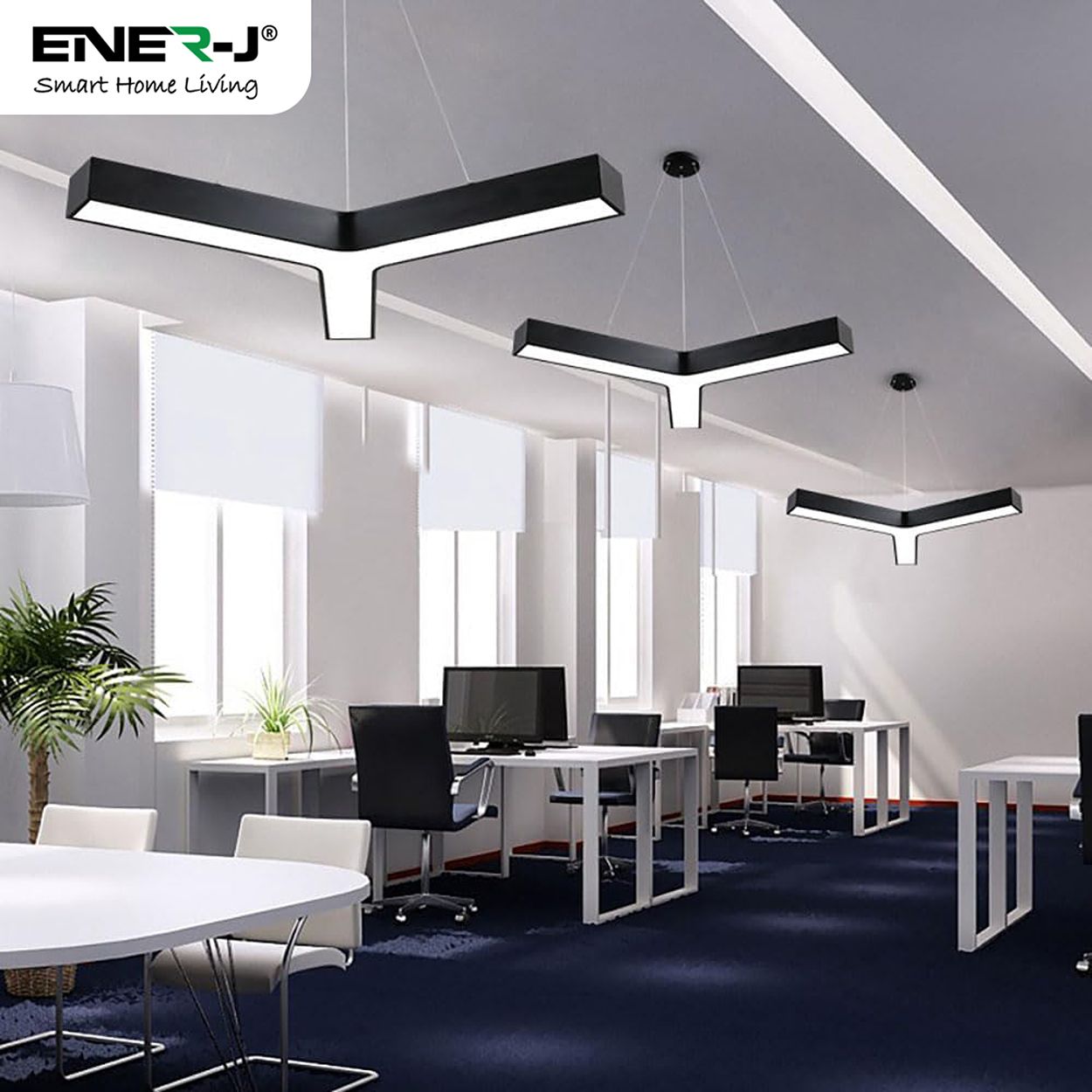 18W Hollow Y Shape Pendant Light, Modern Designer Ceiling Light