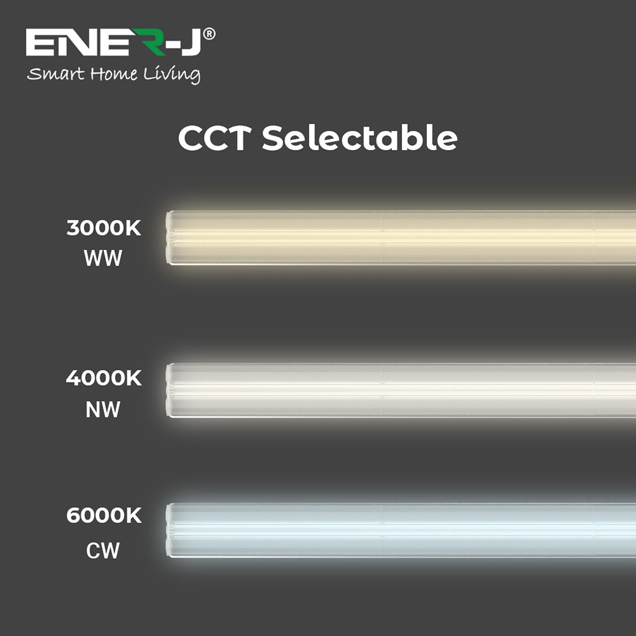LED Linkable Trunking Linear Light, 60W 1.5M, 160LM/W, CCT Selectable
