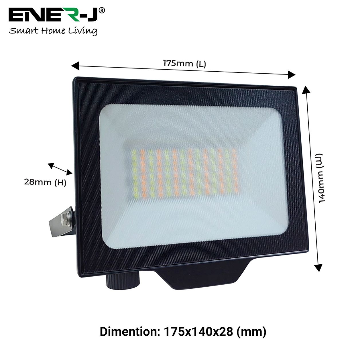 50W Slim LED Floodlight with CCT Switchable Functionality