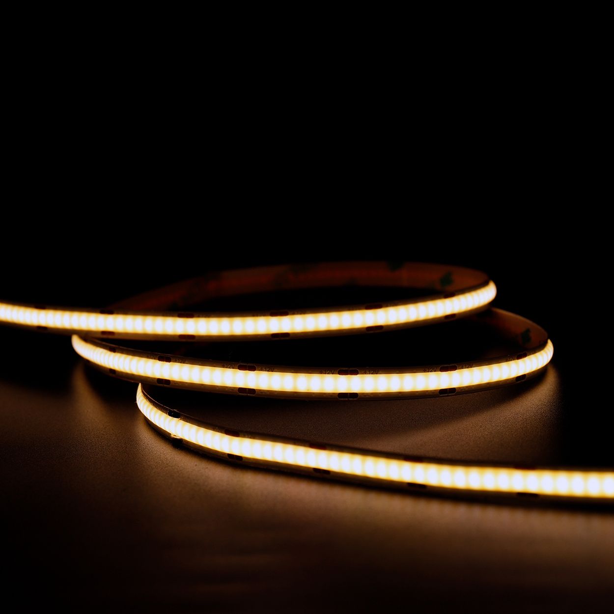 5m 24V COB LED Strip Lights 3000K, IP20