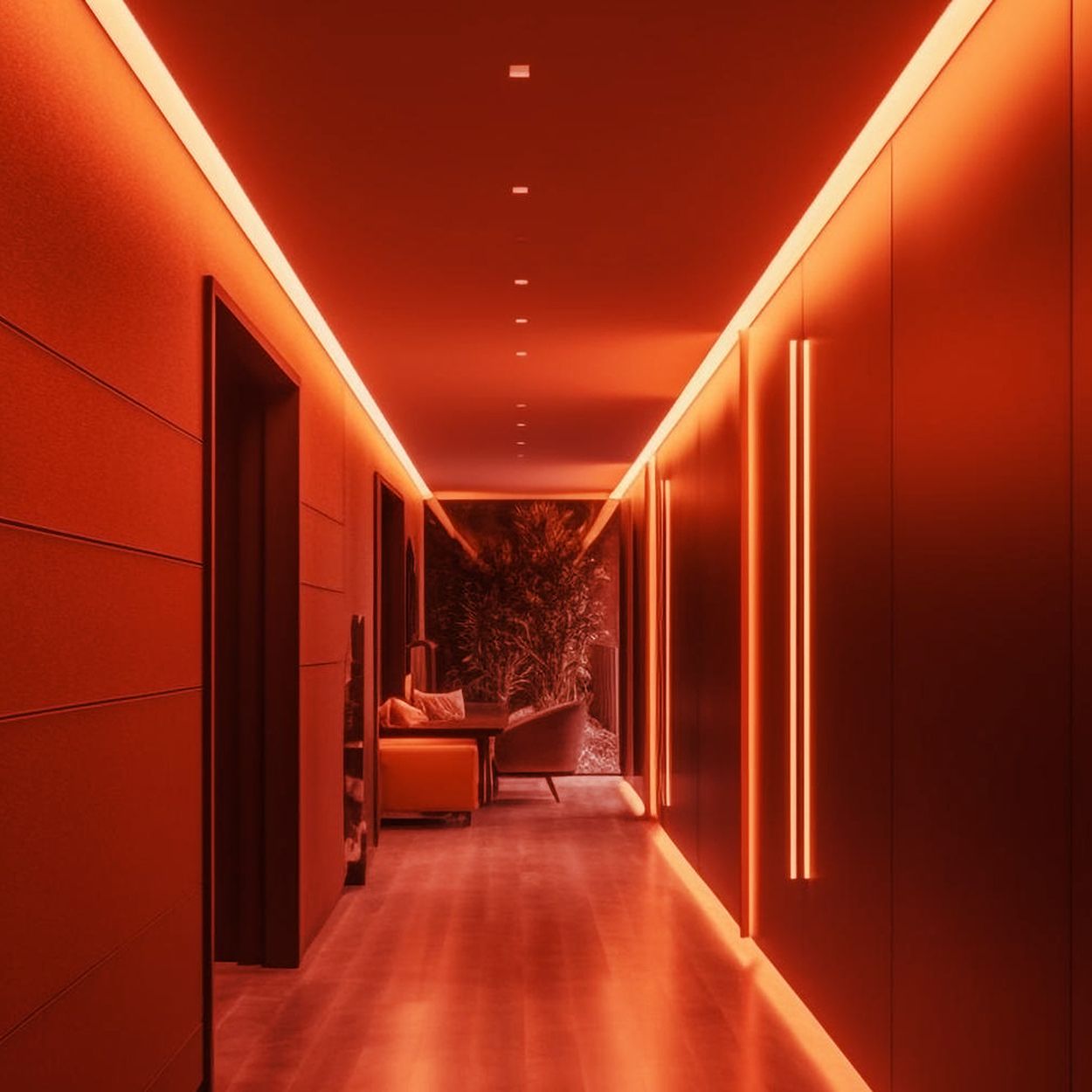 5 meters COB LED Strip Light 24V, Red, IP20