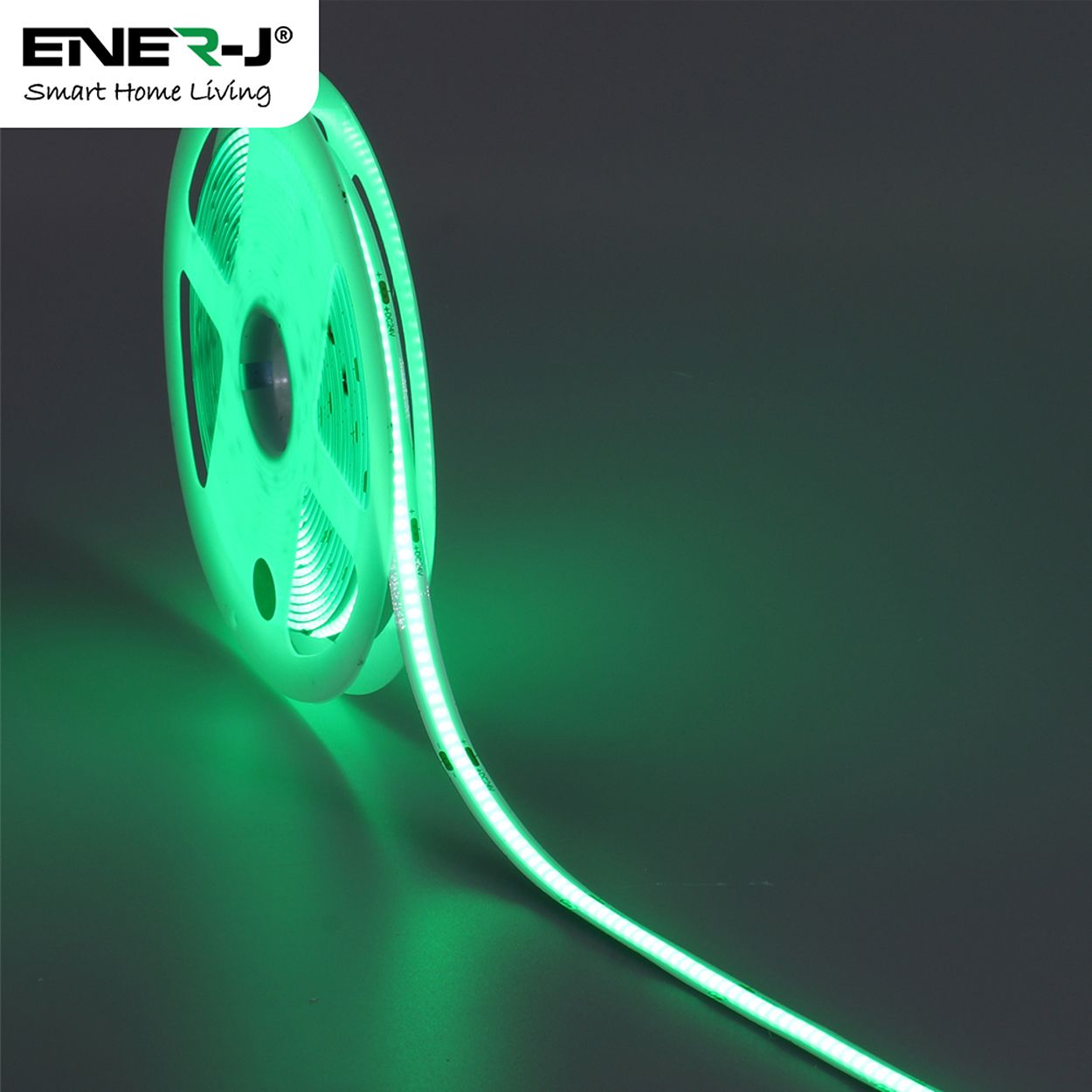 5 meters COB LED Strip Light 24V, Green, IP20