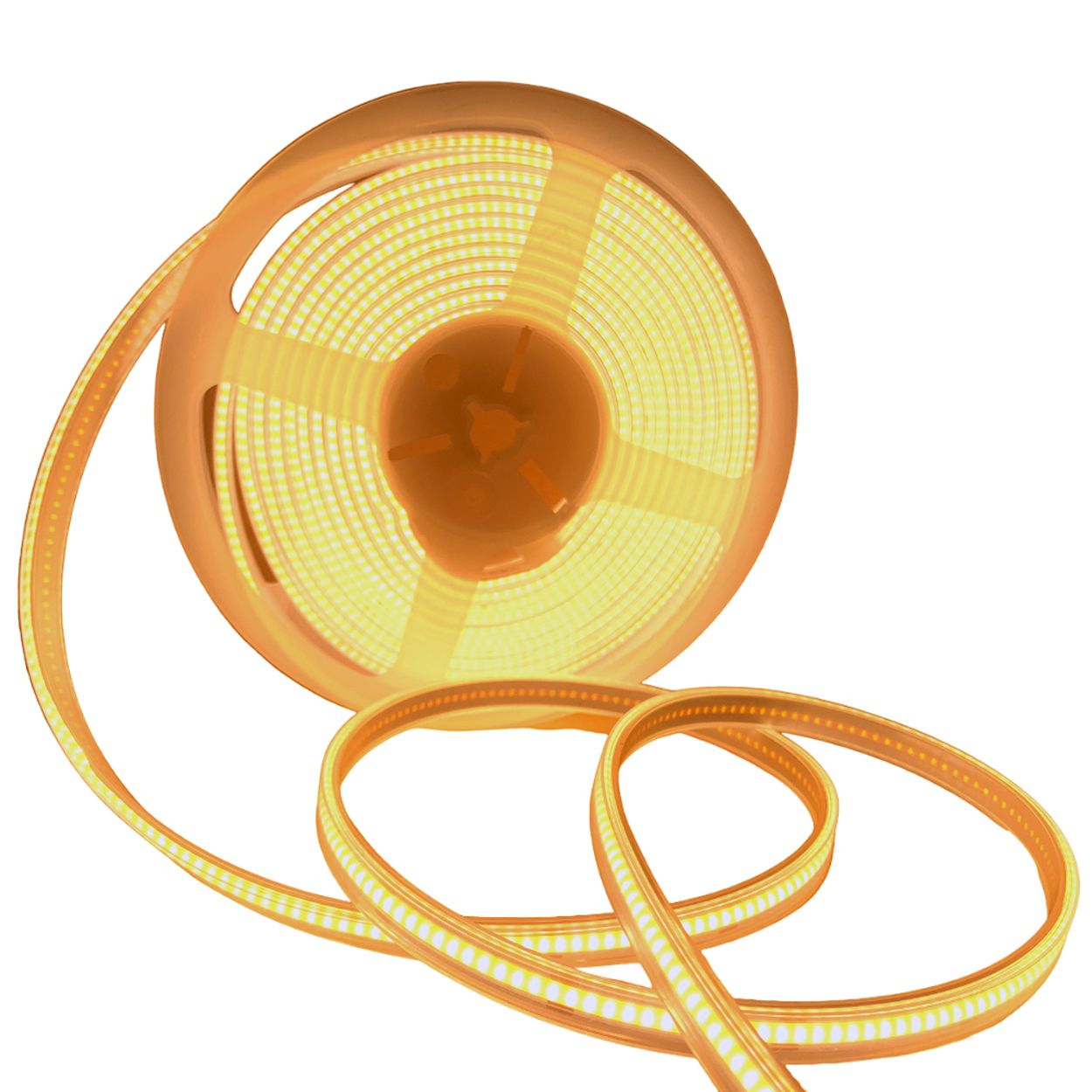 5m 24V COB LED Strip Lights 3000K, IP65