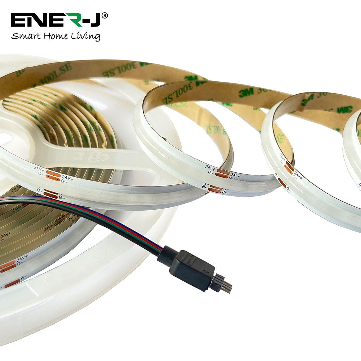 5 meters 24V COB LED Strip Light, RGB, IP20