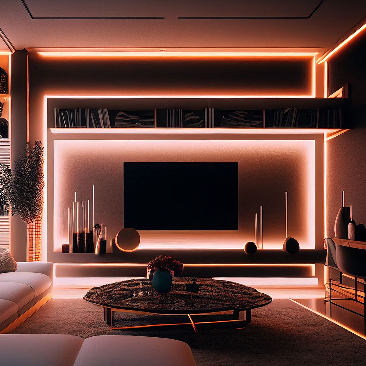 5 meters 24V COB LED Strip Light, RGB, IP20