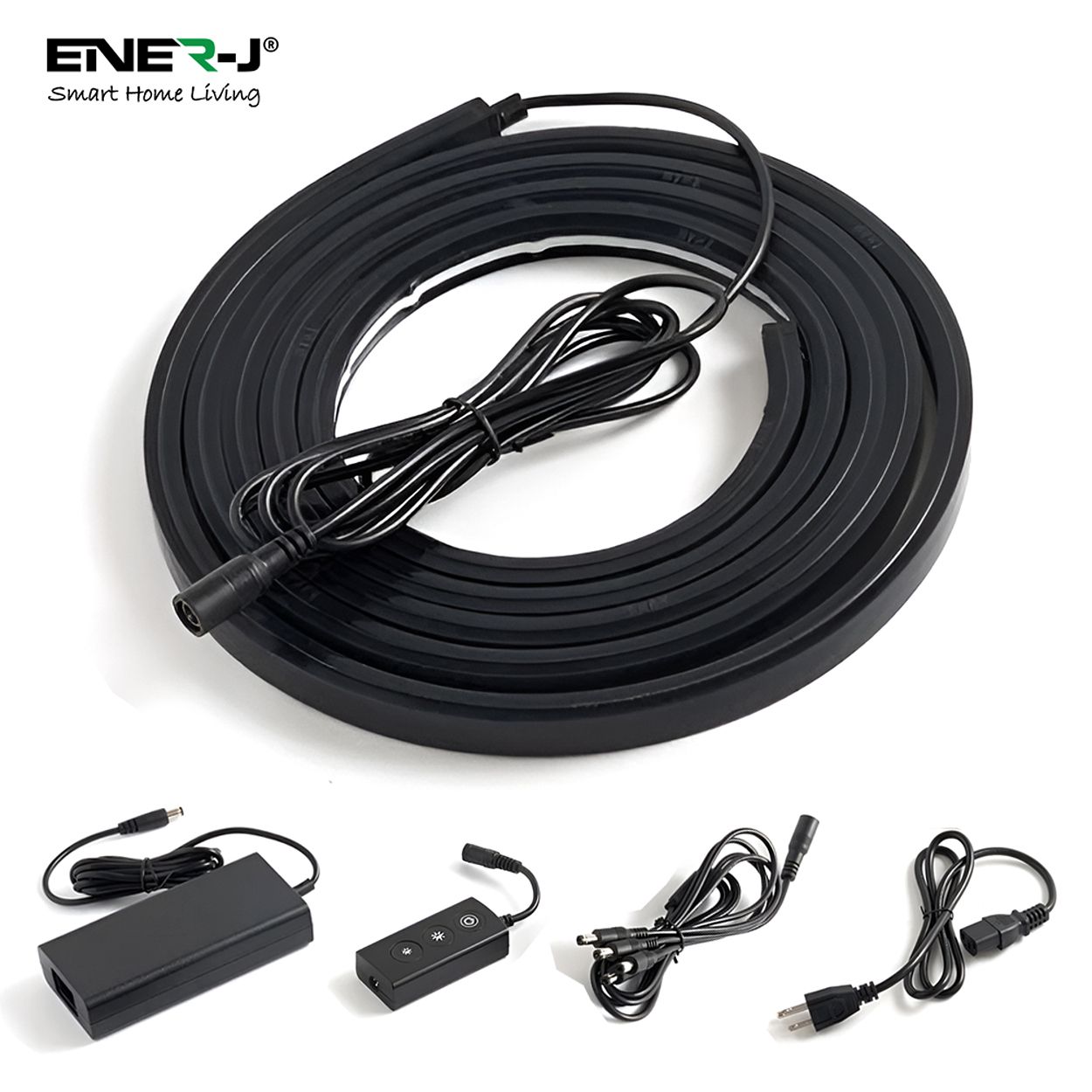 ENER-J Smart LED Strip Kit (4pc) for Soundproof Acoustic Panels, Dimmable & App/Voice Controlled