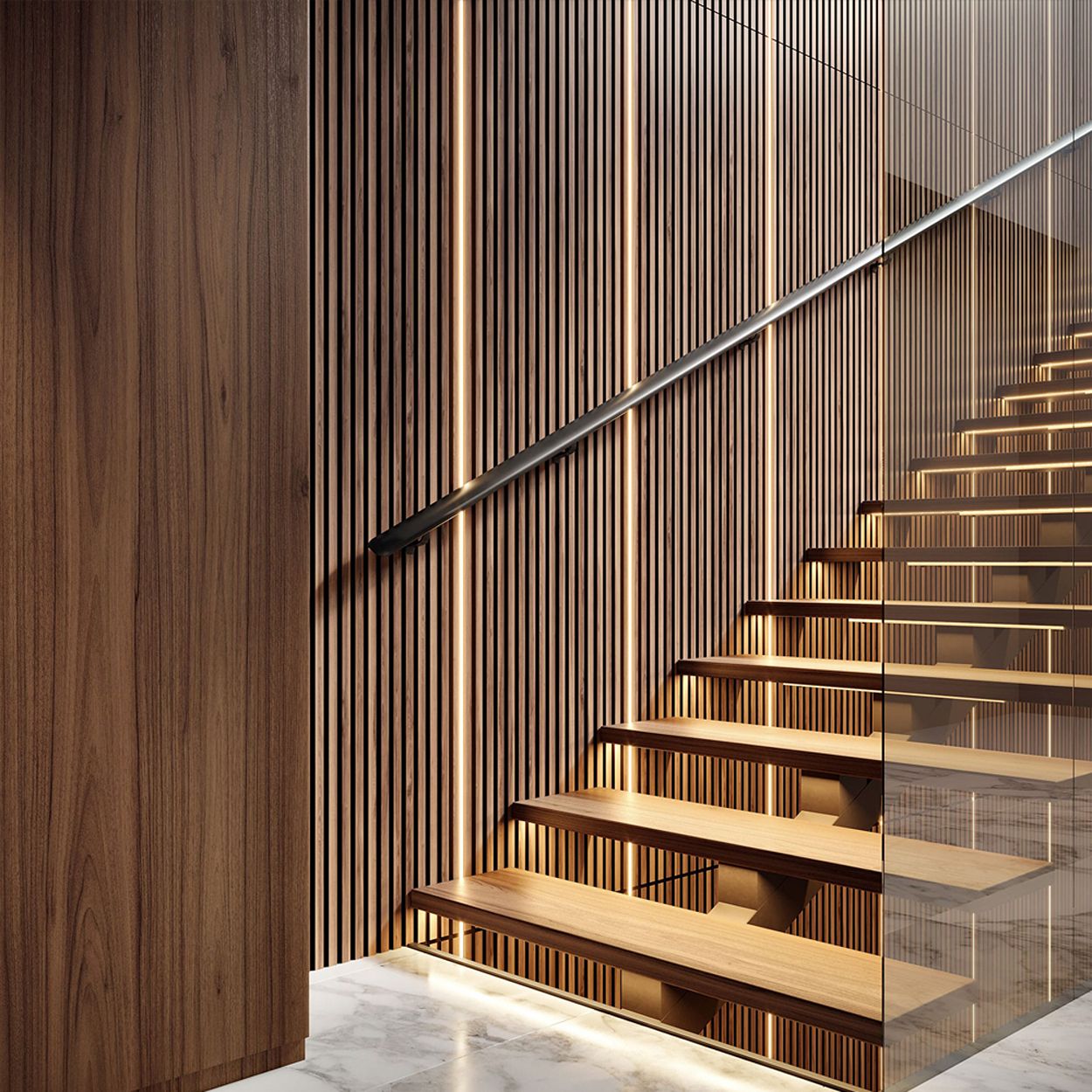 ENER-J Smart LED Strip Kit (4pc) for Soundproof Acoustic Panels, Dimmable & App/Voice Controlled