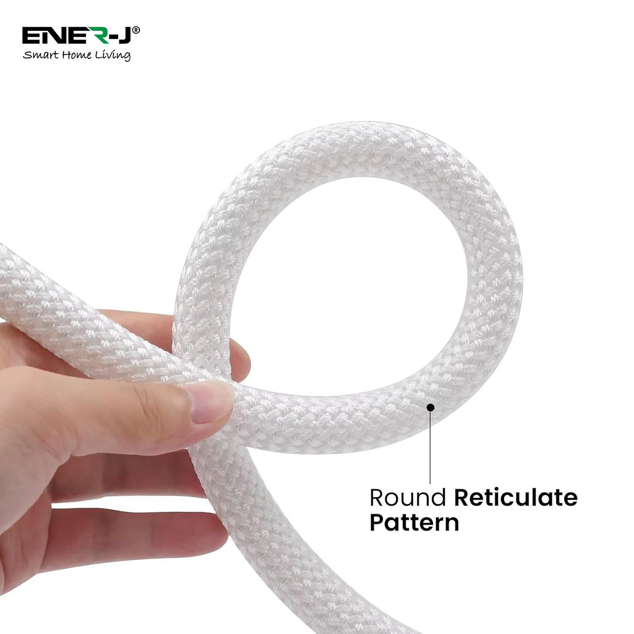 ENER-J NeonTwist RGBIC Braided Rope Light 5 m Kit with Remote Control