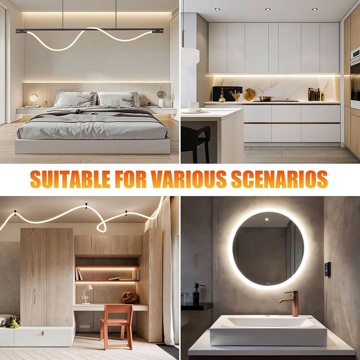 ENER-J NeonTwist RGBIC Braided Rope Light 5 m Kit with Remote Control