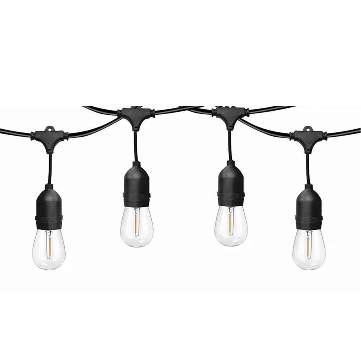 100 Feet LED Filament Bulb String Light Kit (inc 30x1W Filament LED Lamps)