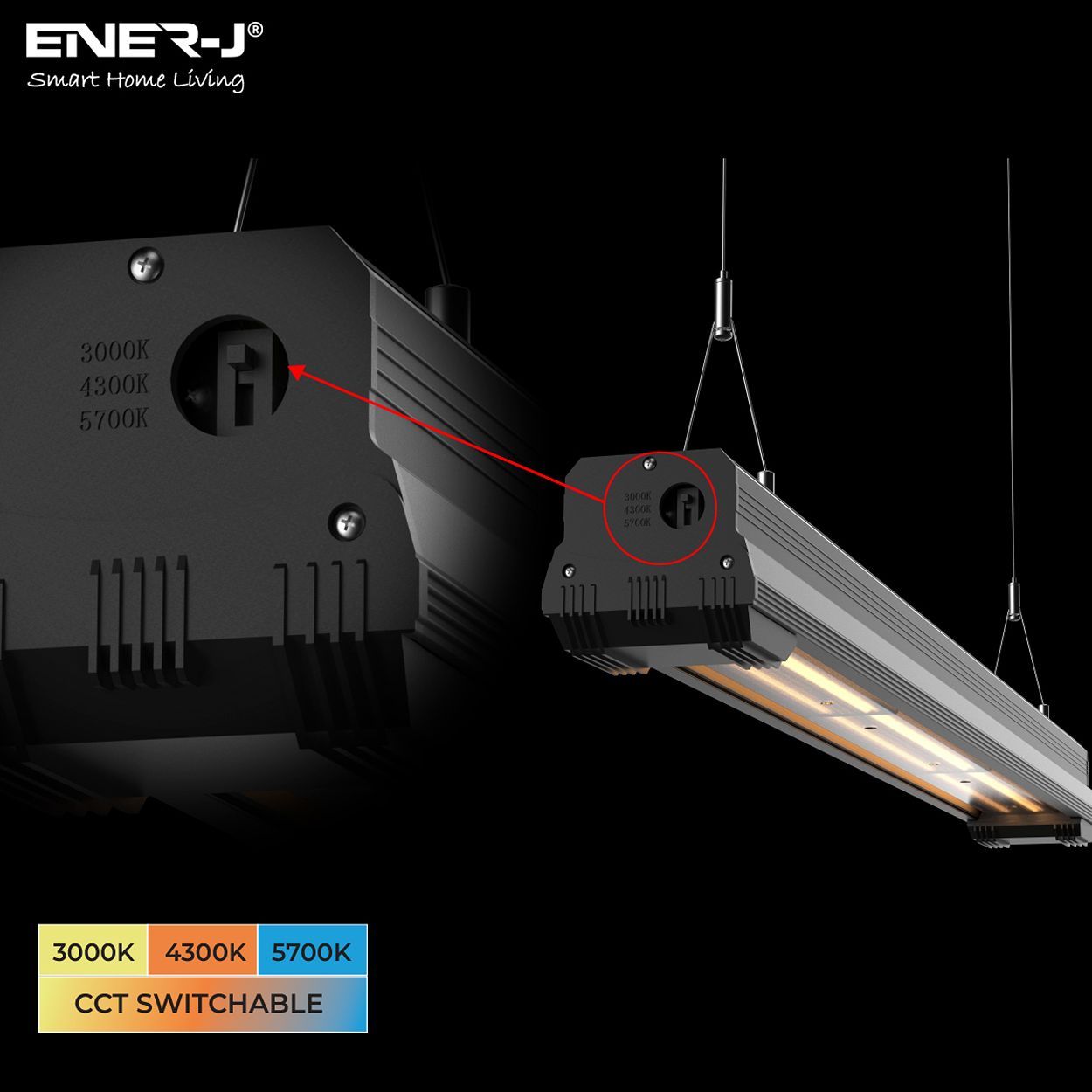 150W LED Industrial Linear Highbay, 18000Lm, 6000K