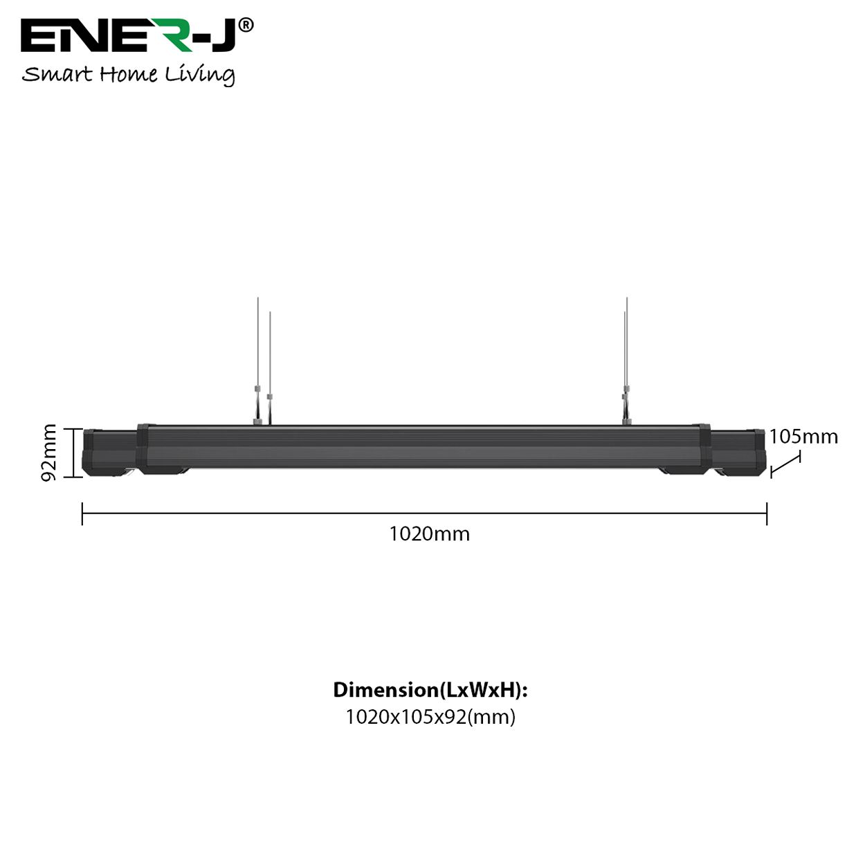 200W LED Industrial Linear Highbay, 24000Lm, 6000K