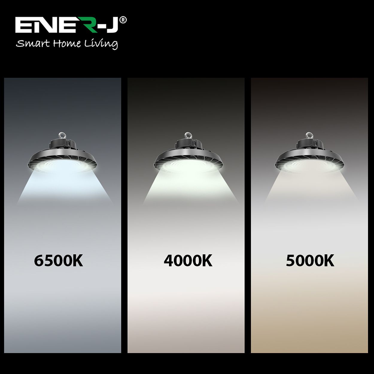 ENER-J PRO UFO LED Highbay - Wattage (80/120/150W) & CCT Switchable