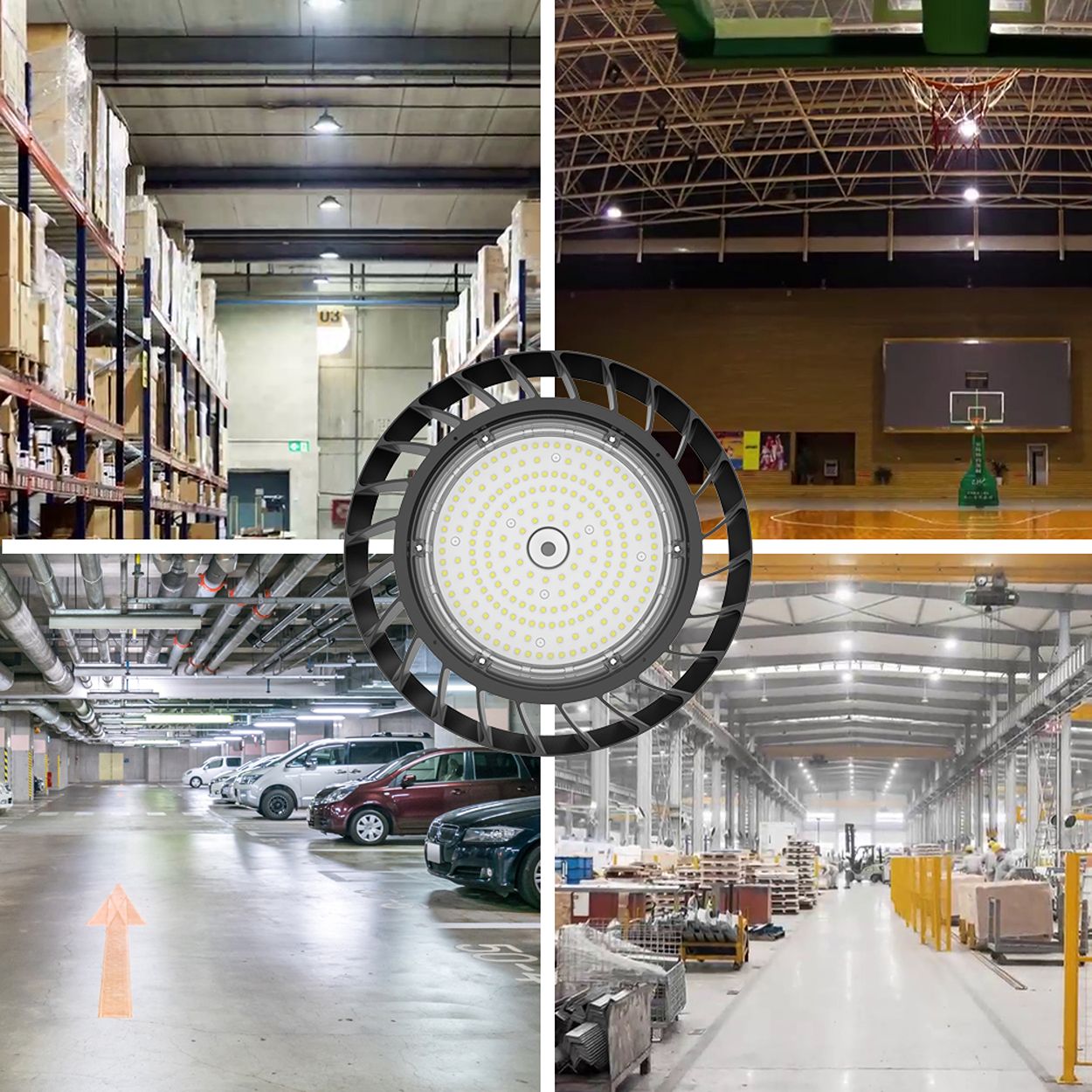 ENER-J PRO UFO LED Highbay - Wattage (80/120/150W) & CCT Switchable