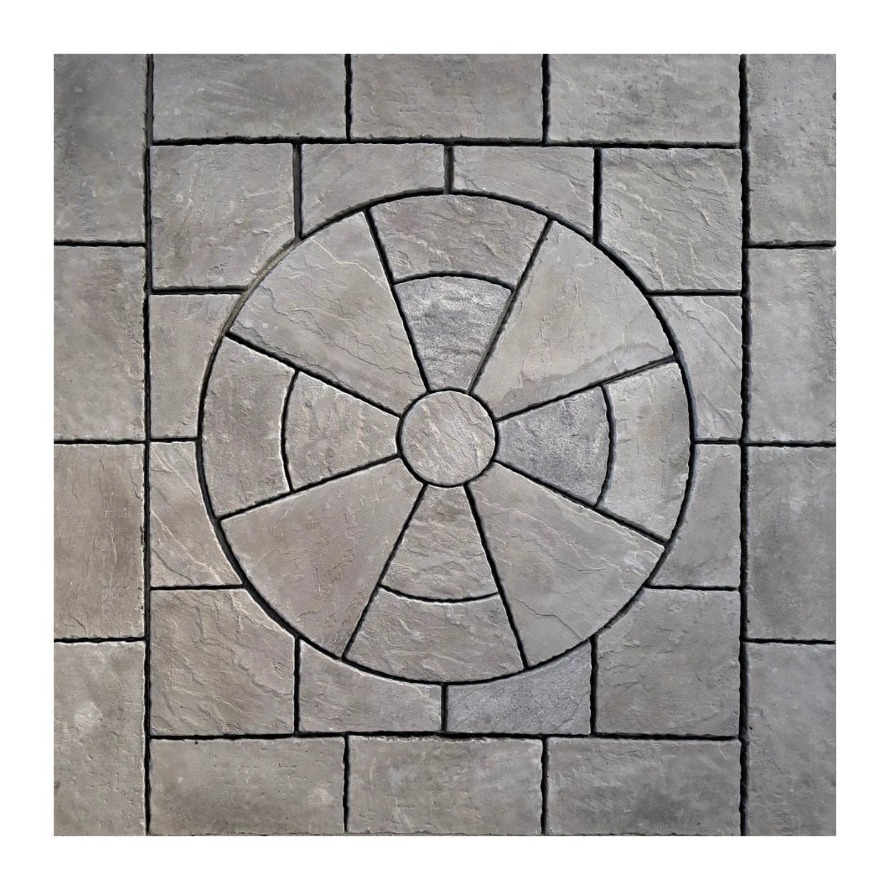 Chapterstone Rectory Circle Slate Paving Pack 2.4x 2.4m