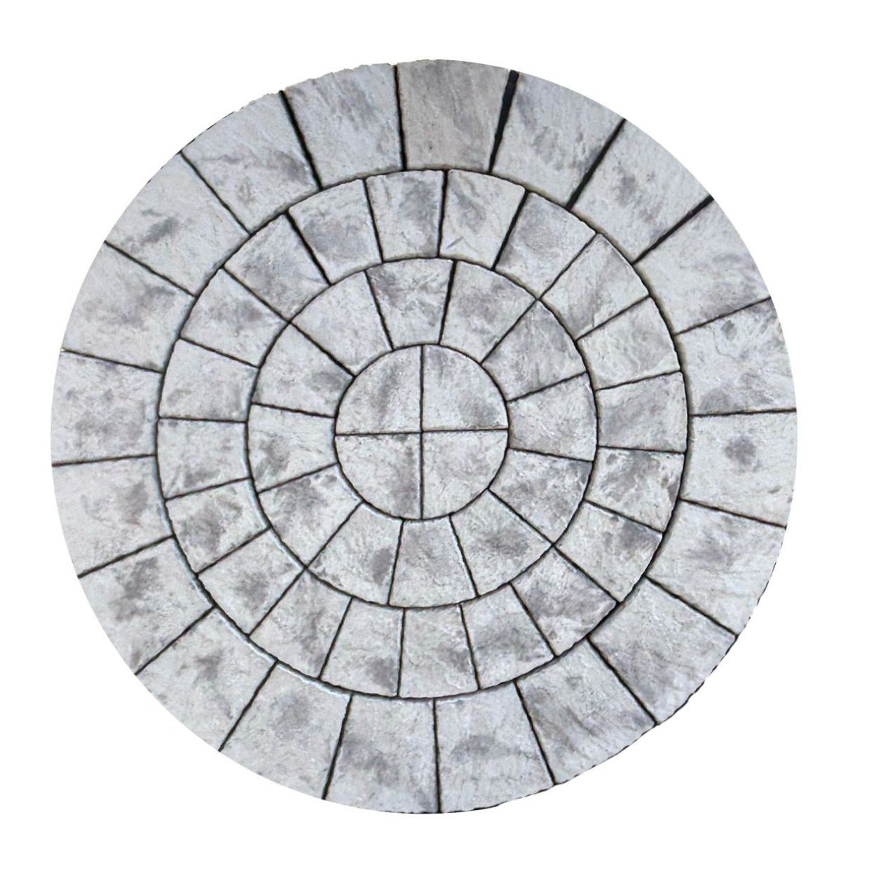 Chapterstone Cathedral Circle Diameter Weathered Moss Paving Pack 2.56m