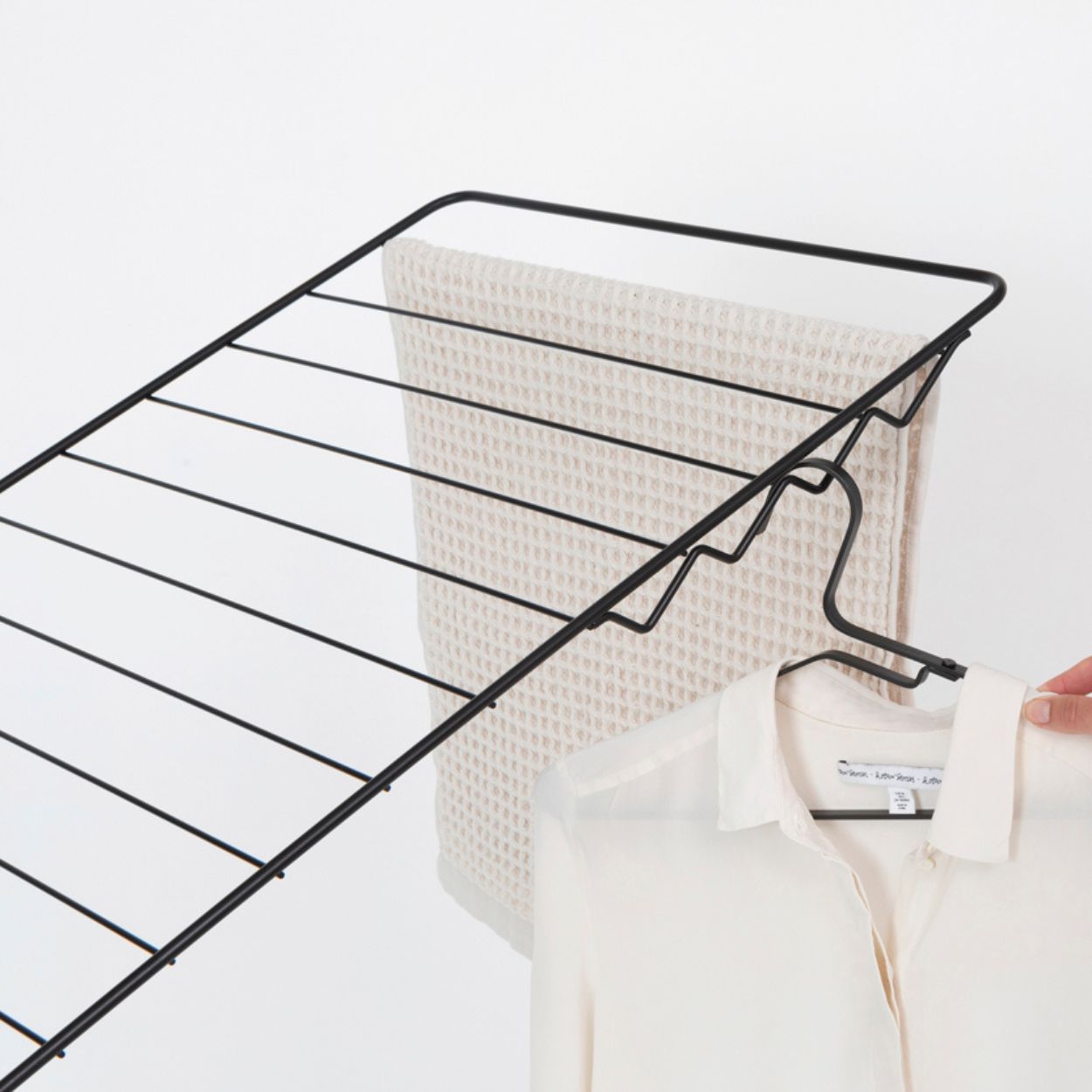 HANGON TOWER DRYING RACK 23M - MATT BLACK