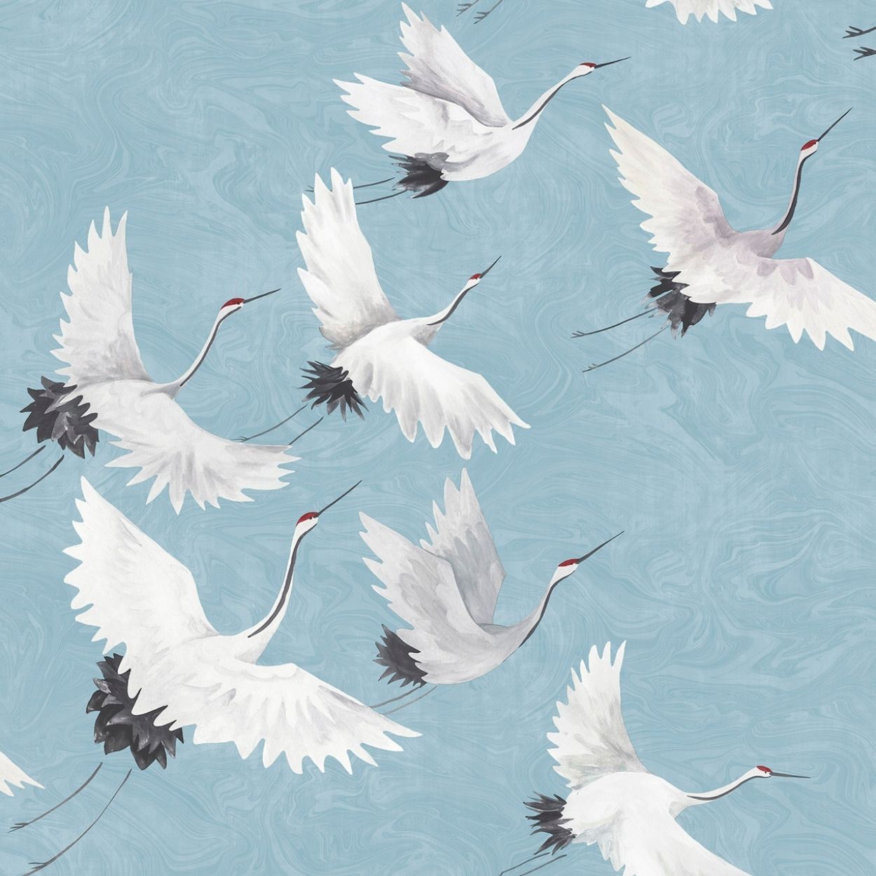 Halcyon Blue Peel & Stick Wallpaper