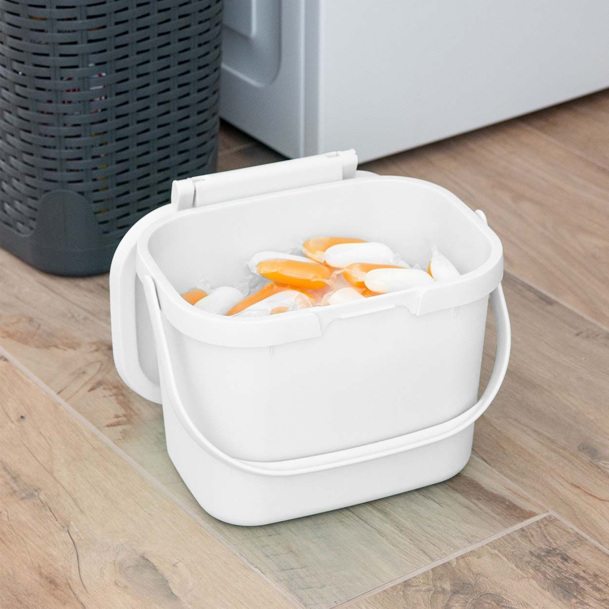 4 LTR KITCHEN CADDY -  WHITE