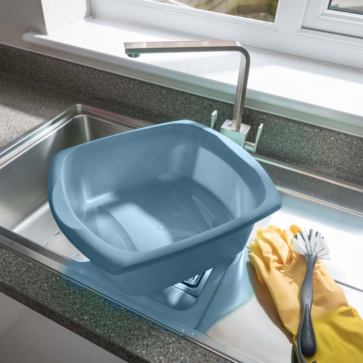 9.5L RECTANGULAR BOWL - AIR BLUE