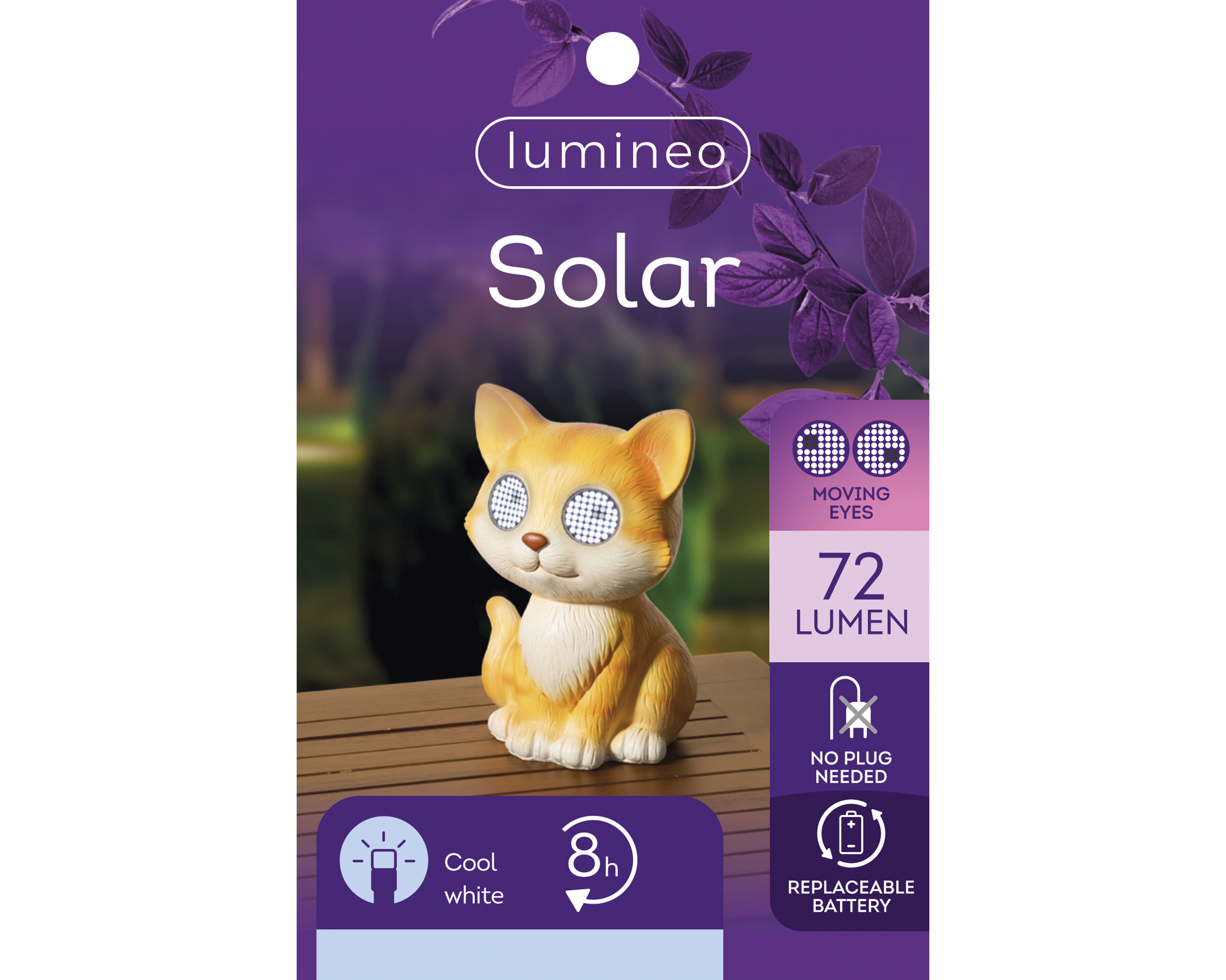 Solar Light Cat