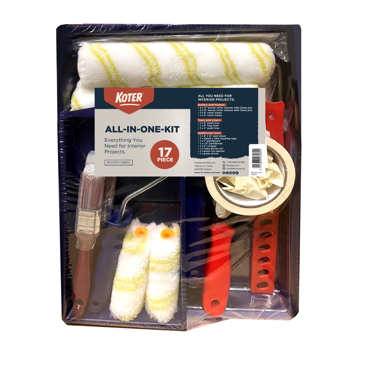 Koter 17 Piece All-In-One Decorating Kit