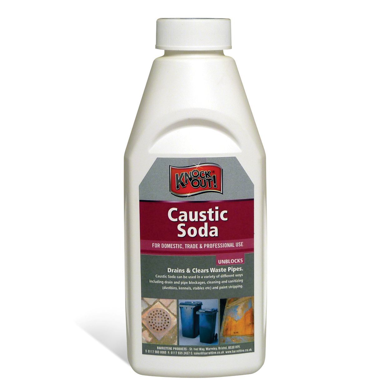 Barrettine Knock Out Caustic Soda 500g