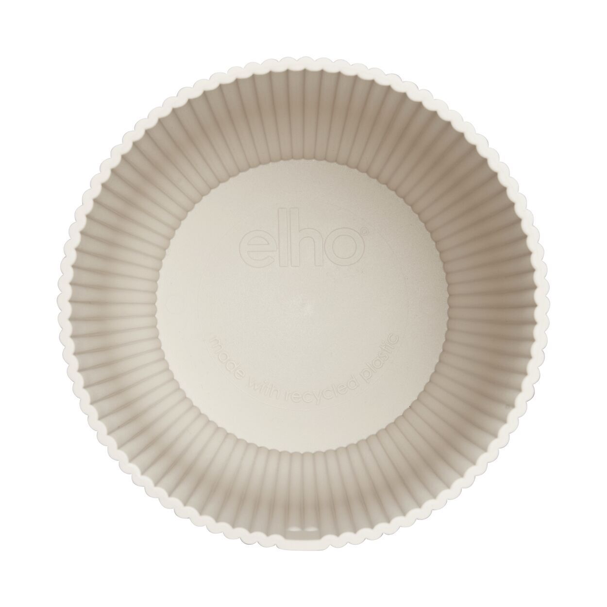 Vibes Fold Round 18cm White