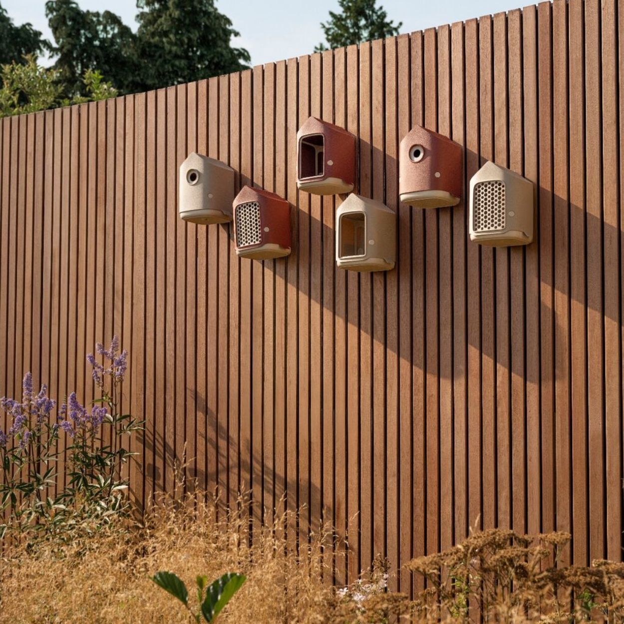 Cosy Bird Feeder 18cm Beige White