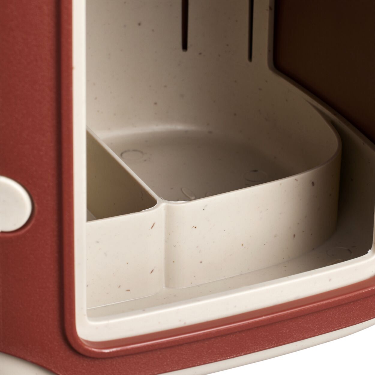 Cosy Bird Feeder 18cm Red White