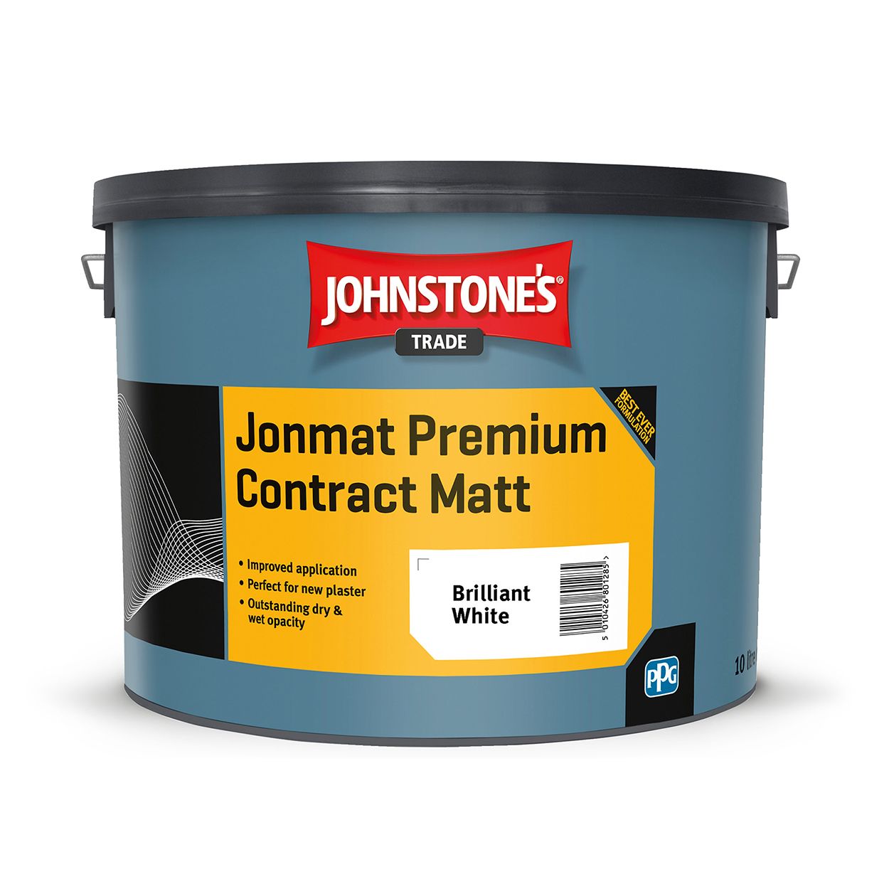 Johnstone's Trade - Jonmat Premium Contract Matt Paint - Brilliant White - 10L